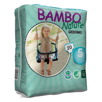 Bambo training pants size 5