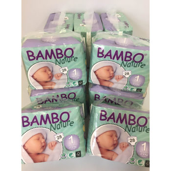 Bambo Diapers Size 1