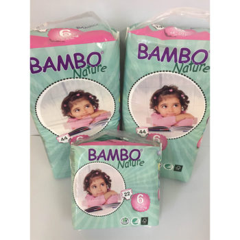 Bambo size 6 nappies