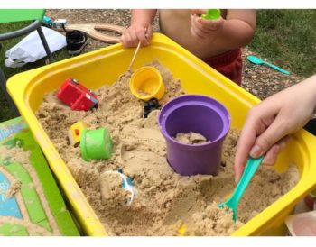 messy play sand pit
