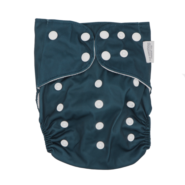 midnight blue reusable cloth nappy