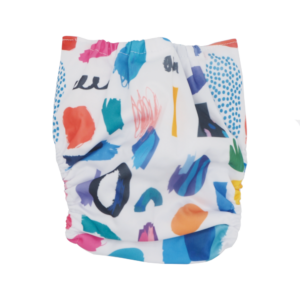 summer abstract reusable nappy