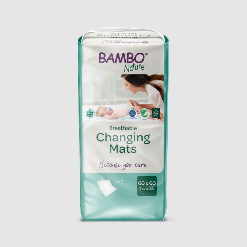 Bambo Nature changing mat disposable handy pack mat