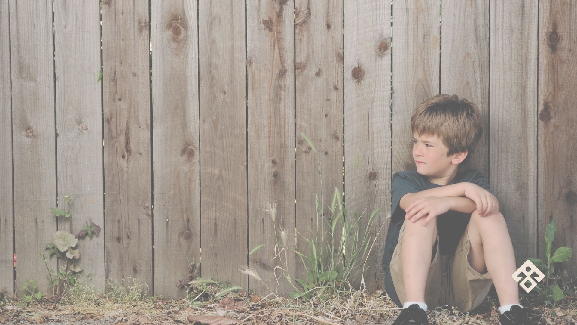 An upset child sitting alone beside a wooden fence, representing the emotional struggles children may face. Caption asks 'Why is my child so emotional?' and discusses underlying health and mineral imbalances that can affect behaviour.